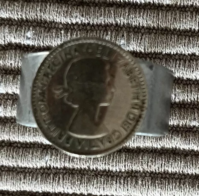 2 Shillings - Elizabeth II 1st portrait; with 'BRITT:OMN' (Bent on Ring) RARE!?