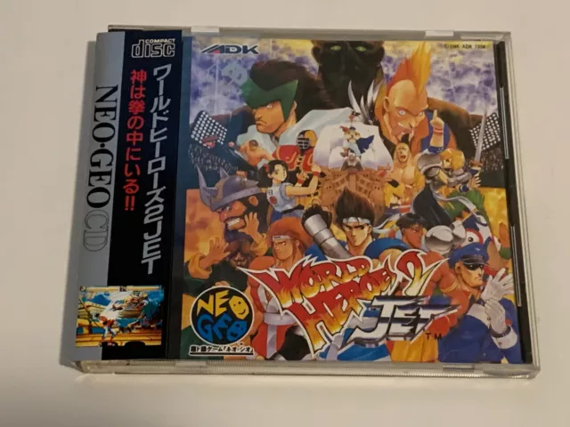 World Heroes 2 Jet - Neo Geo Cd Japan - Snk