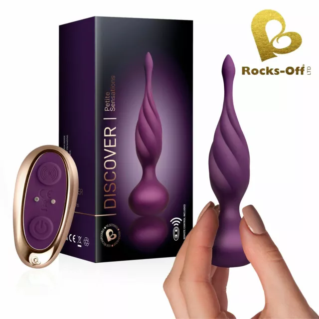 Rocks-Off VIBRATORE anale telecomando DISCOVER vibro ANAL PLUG remote control