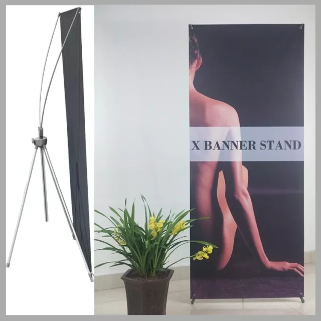 Premium Adjustable Tripod X-Frame Banner Stand 24"x63" to 31 ½"x72"(Frame ONLY)