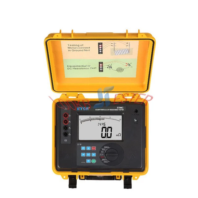 1PCS ETCR ETCR3700C Intelligent Equipotential Bonding Resistance Tester