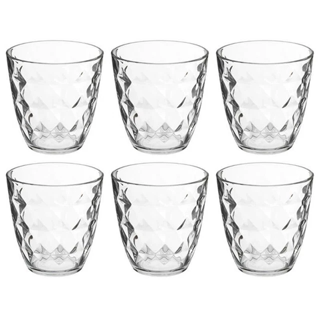 Lot de 6 Gobelets Bas "Fabi'Eau" 25cl Transparent