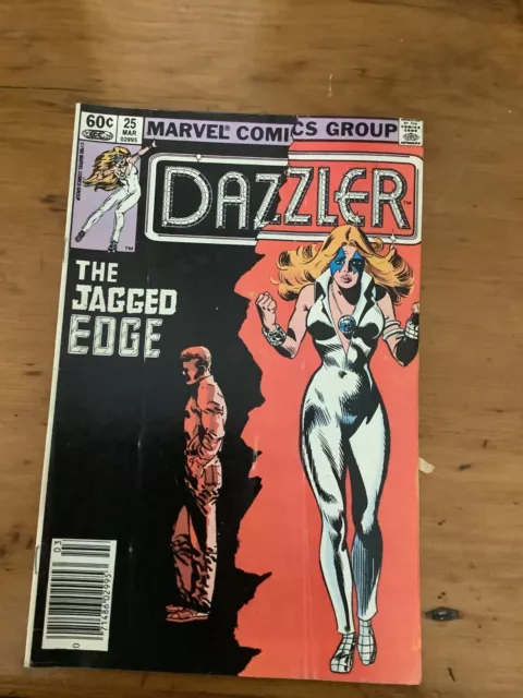 Dazzler "The Jagged Edge" Vol 1 #25 Mar, 1983 Marvel Comic Book By Steven Grant