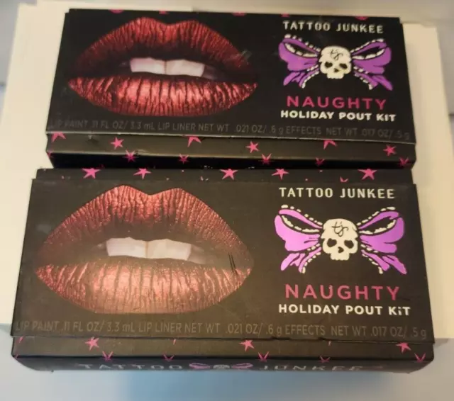 Kit de 2 boquillas de vacaciones traviesas junkee para tatuajes