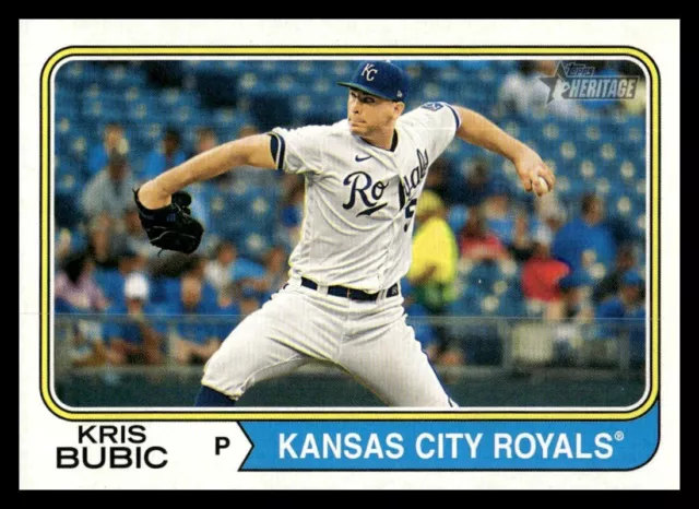 Kris Bubic 2023 Topps Heritage High Number Base 598 - Reales de Kansas City