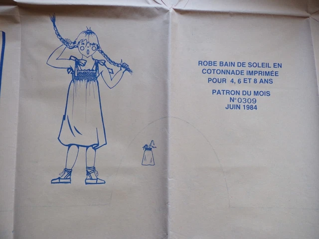 Patron « Robe En Liberty Fillette Et Poupée » Modes Et Travaux