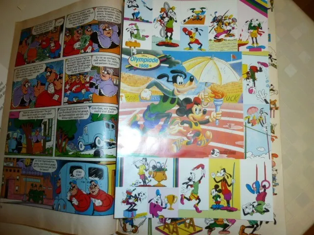 41 Micky Maus-Hefte, teilweise 1988 mit Beilagen (s. Liste)