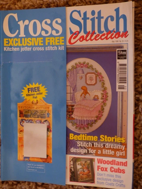 Colección Cross Stitch Edición de Revista No: 39 Historias para Dormir Hogar Sampler Zorro