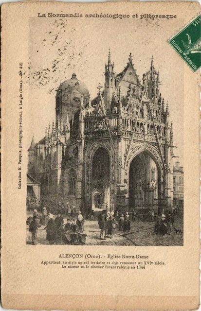CPA ALENCON-Eglise Notre Dame (29980)