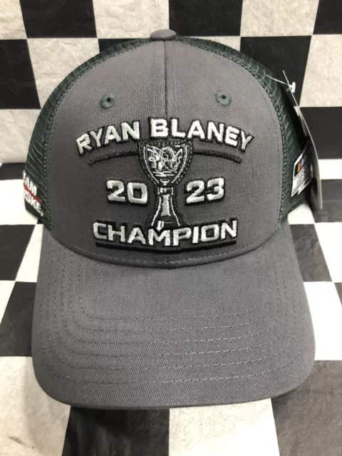 Ryan Blaney 2023 NASCAR Cup Series Champion Gray Mesh NASCAR Hat