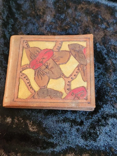 Vintage Retro Miniature Address Book, Made In Austria, Leather?