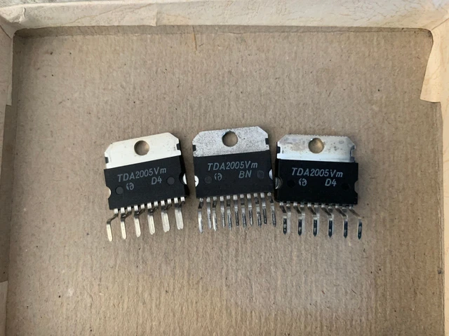 3 x TDA2005Vm, Doppio Amplificatore NF, Fa. HFO Francoforte (Oder)