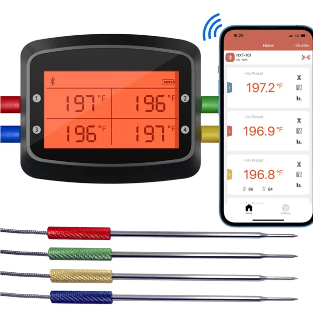 KULUNER TP-01 Waterproof Digital Instant Read Meat Thermometer(Black)---Time-limited  spike product