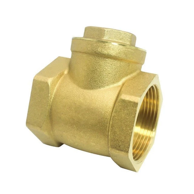 Pratica valvola di ritegno valvola DN15 DN20 raccordo filettato oro 1 pezzo