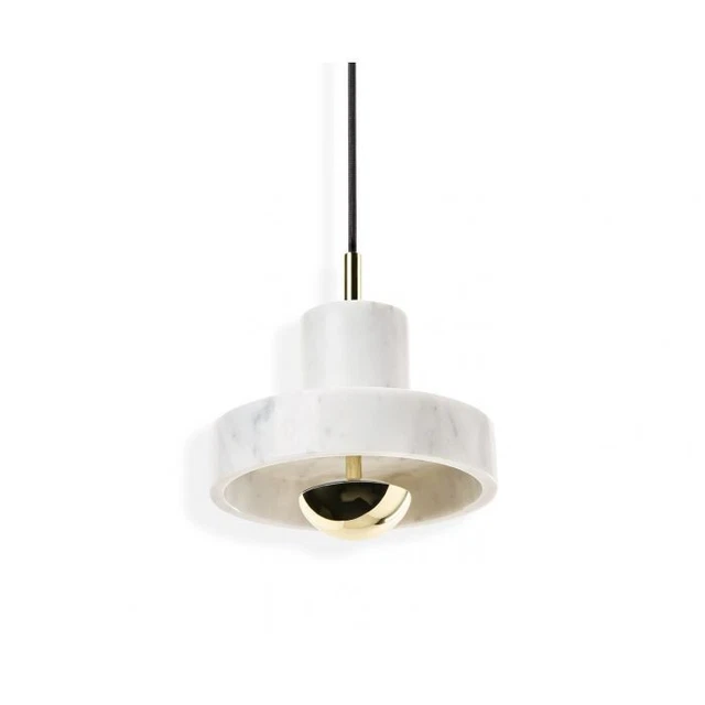Tom Dixon stone pendant light fixture - STP02WNBUL -  NEW in Box - REDUCED $50