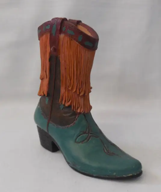 Miniature High Heel Blue Boot Shoe