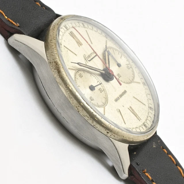 MINERVA TWO-COUNTER CHRONOGRAPH Men's Watch From Japan G1014 $5,305.70 ...