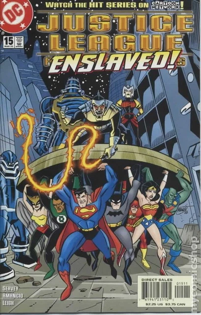 Justice League Adventures #15 VG 2003 Stock Image Low Grade