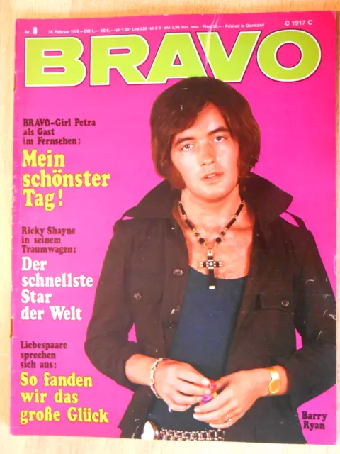 Bravo 08/1970 Komplett - Graham Bonney, Roy Black, Ricky Shayne  - TOP