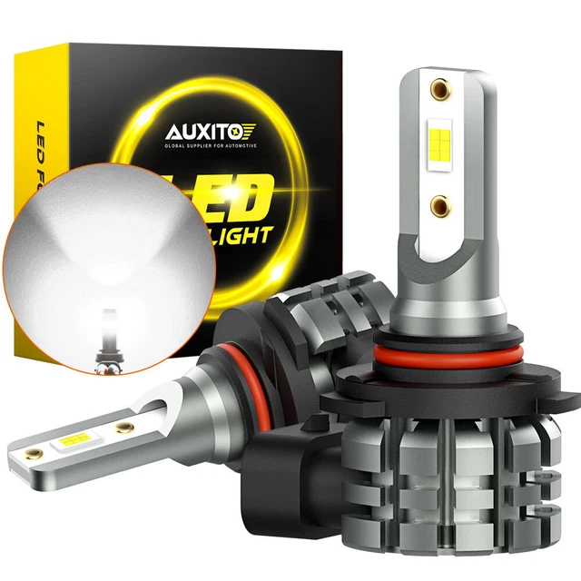 AUXITO 2X 9005 HB3 LED Fog Light Foglight Bulbs Kit High Beam 6000K Bright White