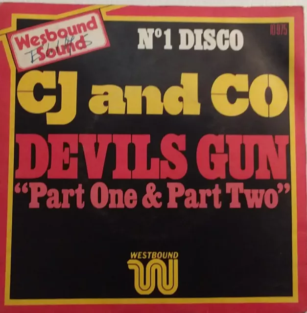 Cj And Co - Devils Gun  - 7 Single Vinyl