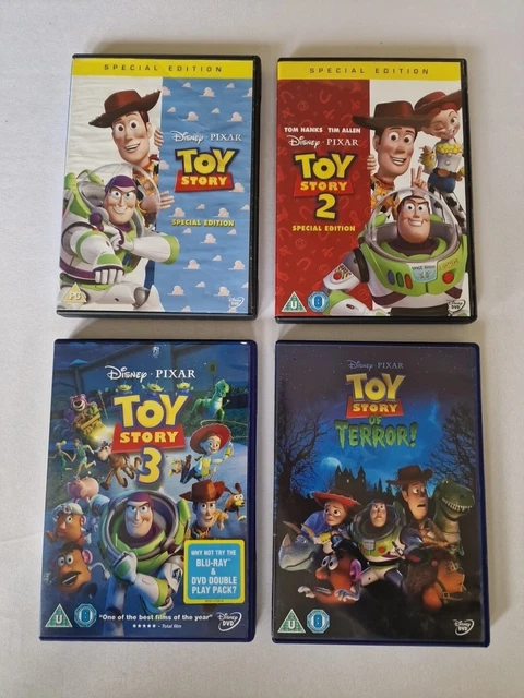 DISNEY PIXAR TOY Story DVD Collection Toy Story 1 2 And 3 Toy Story Of