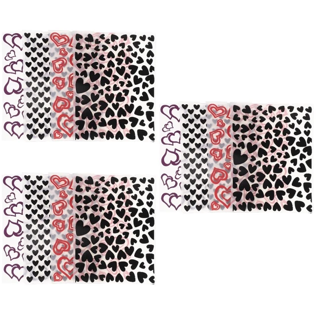 3 PACK HERZ-PRÄGESCHABLONE Schnitzschablonen Vorlagen Für Heimwerker