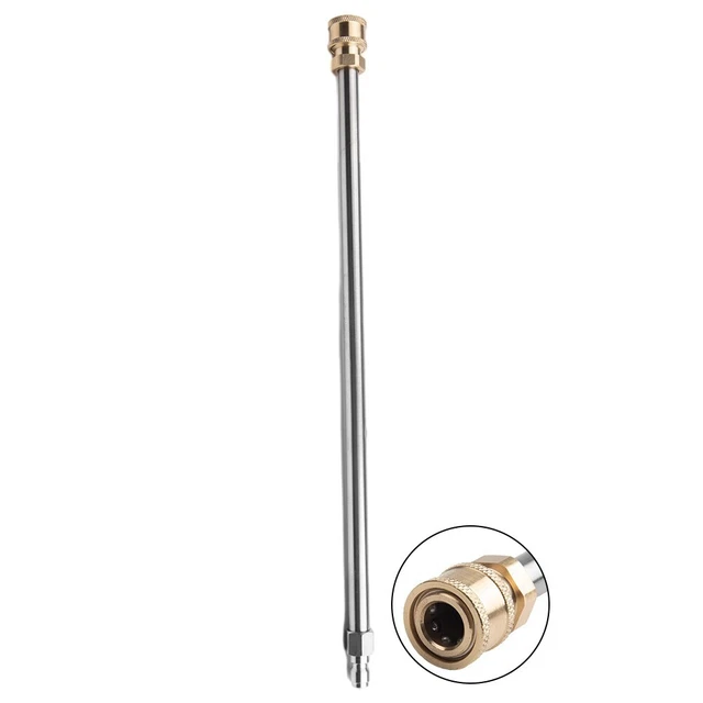16inch/40cm Extension Wand Lance For High Pressure Washer 1/4inch Quick Connect