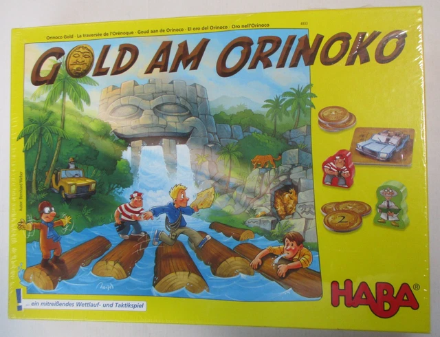 HABA® 4933 Wettlauf- und Taktikspiel Gold am Orinoko NEU OVP