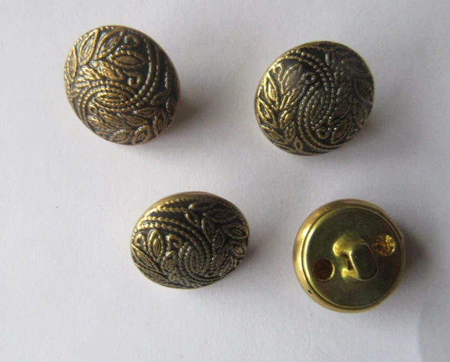 Lot De 4 Boutons De Manchette Vintage 'Le Merveilleux Paris' - Occasion - Accessoire Homme