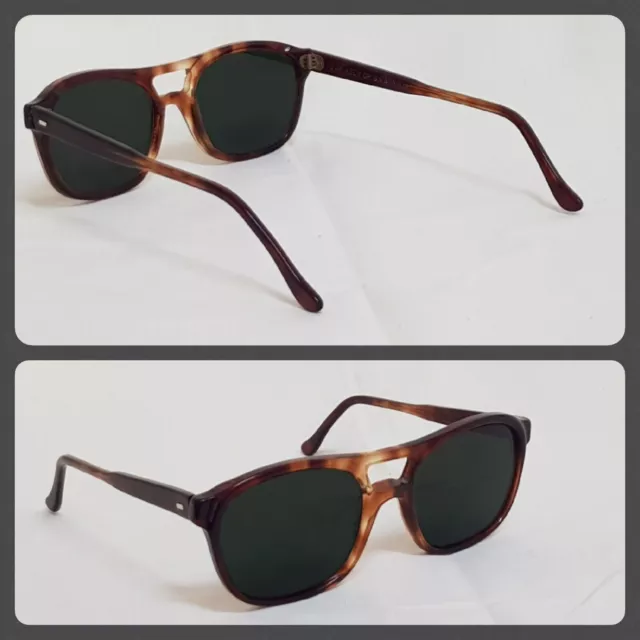 Vintage Mens Square Thick Eyeglasses Airco Adensco Op Z87  Sunglasses Glasses