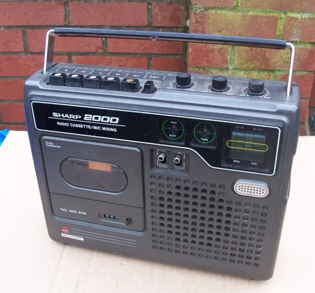 Sharp GF-2000H Vintage Radio Cassette  Boombox Spares Repairs