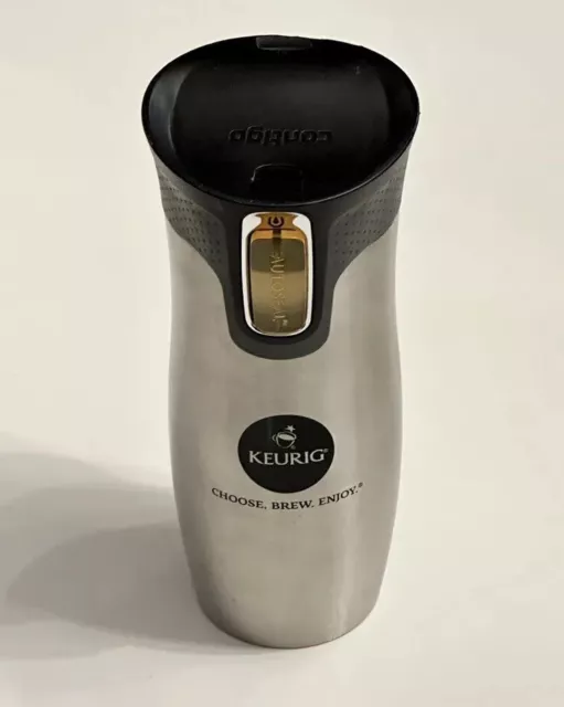 Contigo Keurig 16 oz Autoseal Stainless Steel Coffee Travel Mug Cup Hot/Cold