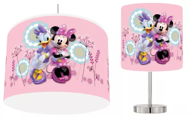 MINNIE MOUSE & DAISY DUCK  choose from Ceiling  Shade , Stick Lamp or Both