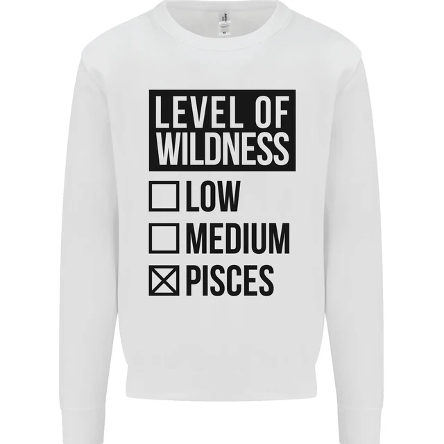 Levels of Wildness Pisces Kids Sweatshirt Jumper