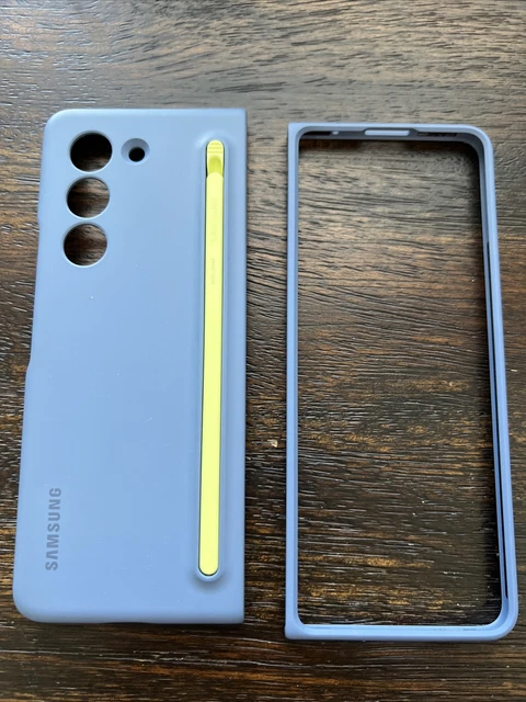 GENUINE Samsung Galaxy Z Fold5 Slim S Pen Case EF-OF94P Icy Blue PREOWNED!