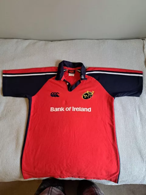 Canterbury Munster Rugby Home 2003-2004 Size Large