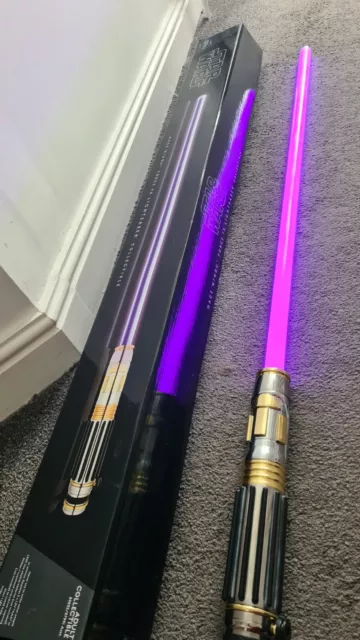 Hasbro Star Wars The Black Series Revenge of the Sith Mace Windu Force FX Lightsaber Purple
