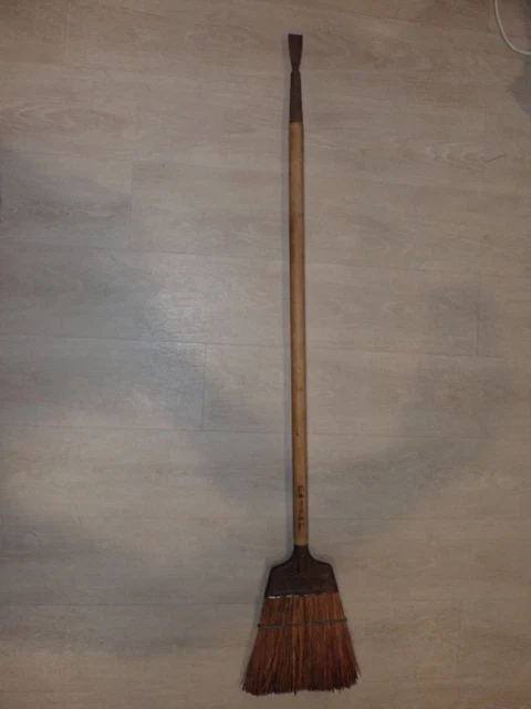 Antique Vintage Chicago North Western Railroad Switch Broom