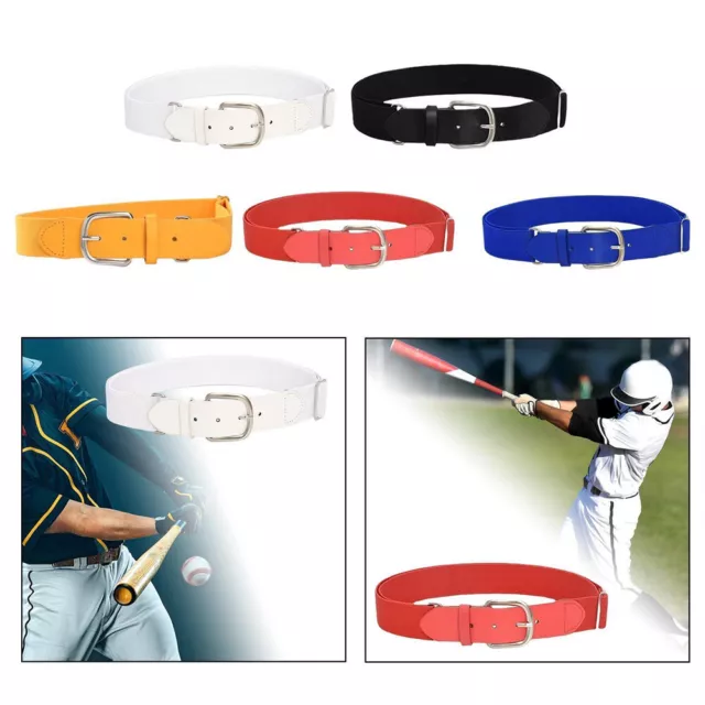 Baseball Belt Sports Belt Enthusiast Lightweight Softball Waistband Adjustable 2