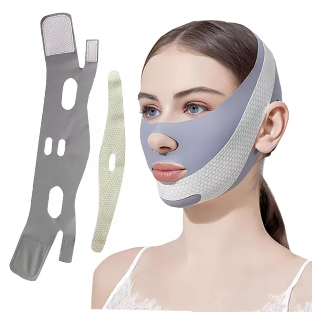 Face V-Line Slim Lift Up Mask Double Chin Cheek Reducer Slimming-Belt Strap Band