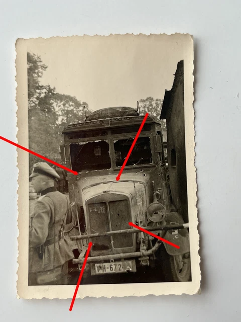 Foto Litauen, Büssing NAG LKW bei Wilna, Vilnius, Vormarsch, Truck, 2, TOP