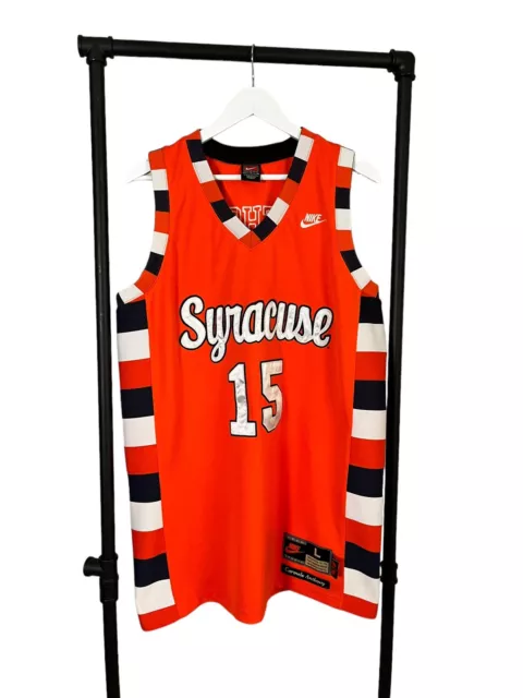 Nike Carmelo Anthony Syracuse Basketball Jersey #15 Size Large Sewn Stitched