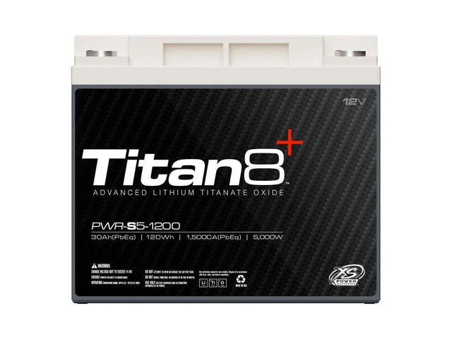 XS Power PWR-S5-1200 Titan-8 12v Lithium Titanate Super Battery (Underhood Safe)