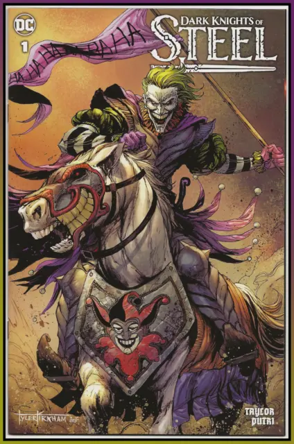 Dark Knights Of Steel #1 (2021) Kirkham 'Joker' Trade Variant Tom Taylor Dc Nm+