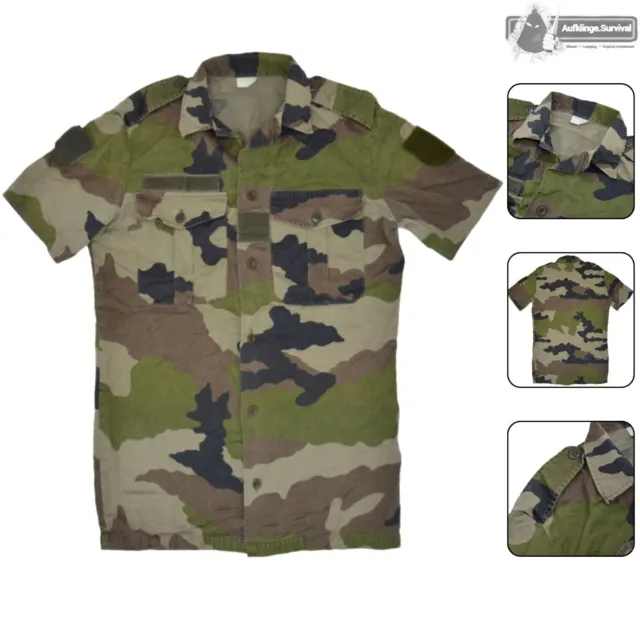 Herren Army Hemd F2 CCE CE CAMO Fremdenlegion Französische Armee Kurzarmhemd