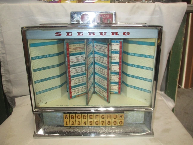 VINTAGE Seeburg Wall-O- Matic 3W100 Diner Coin Op Wall MUSIC / JUKE Box RARE !!!