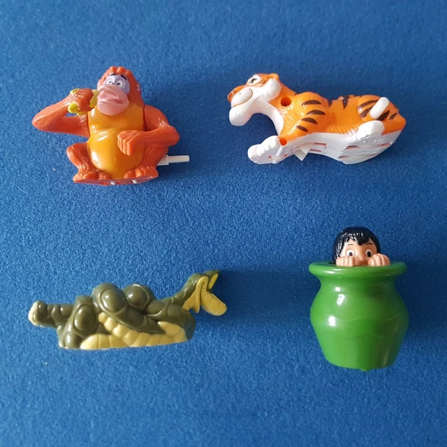 DISNEY'S JUNGLE BOOK complete set of four 1993 McDonald's toys £4.00