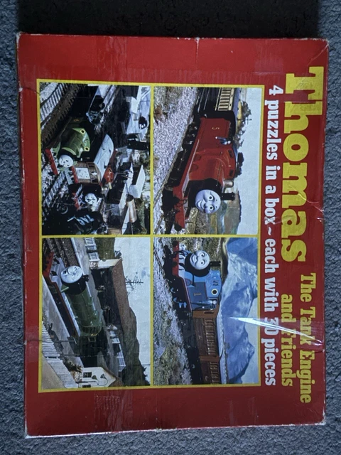 THOMAS THE TANK Engine & Friends 4 Puzzles In A Box - each With 30 ...