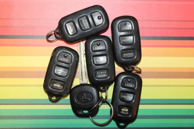 Oem Toyota Corolla Keyless Remote Entry Key Fob Transmitter Lot Of 5 Gq43Vt14T